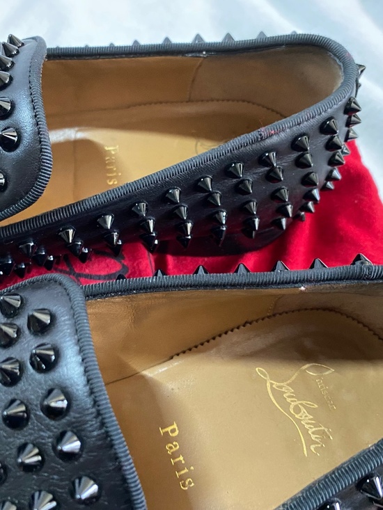 Christian Louboutin Rollerboy Spike men’s Loafers black - 8.5 US (40.5 / 41 EU)